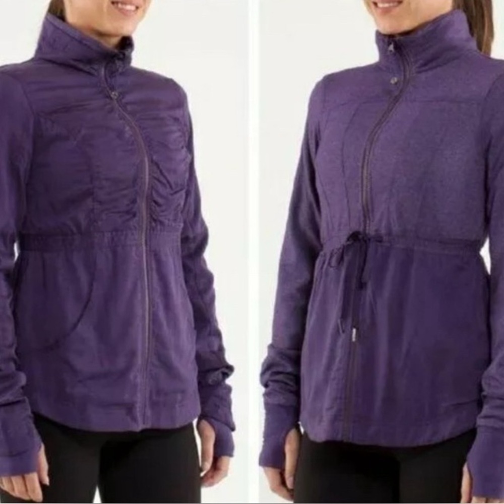 Lululemon Inner Peace Reversible Jacket in Concord Grape - Picture 3 of 12